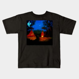 LukjanovArt Death watching a couple camping Kids T-Shirt